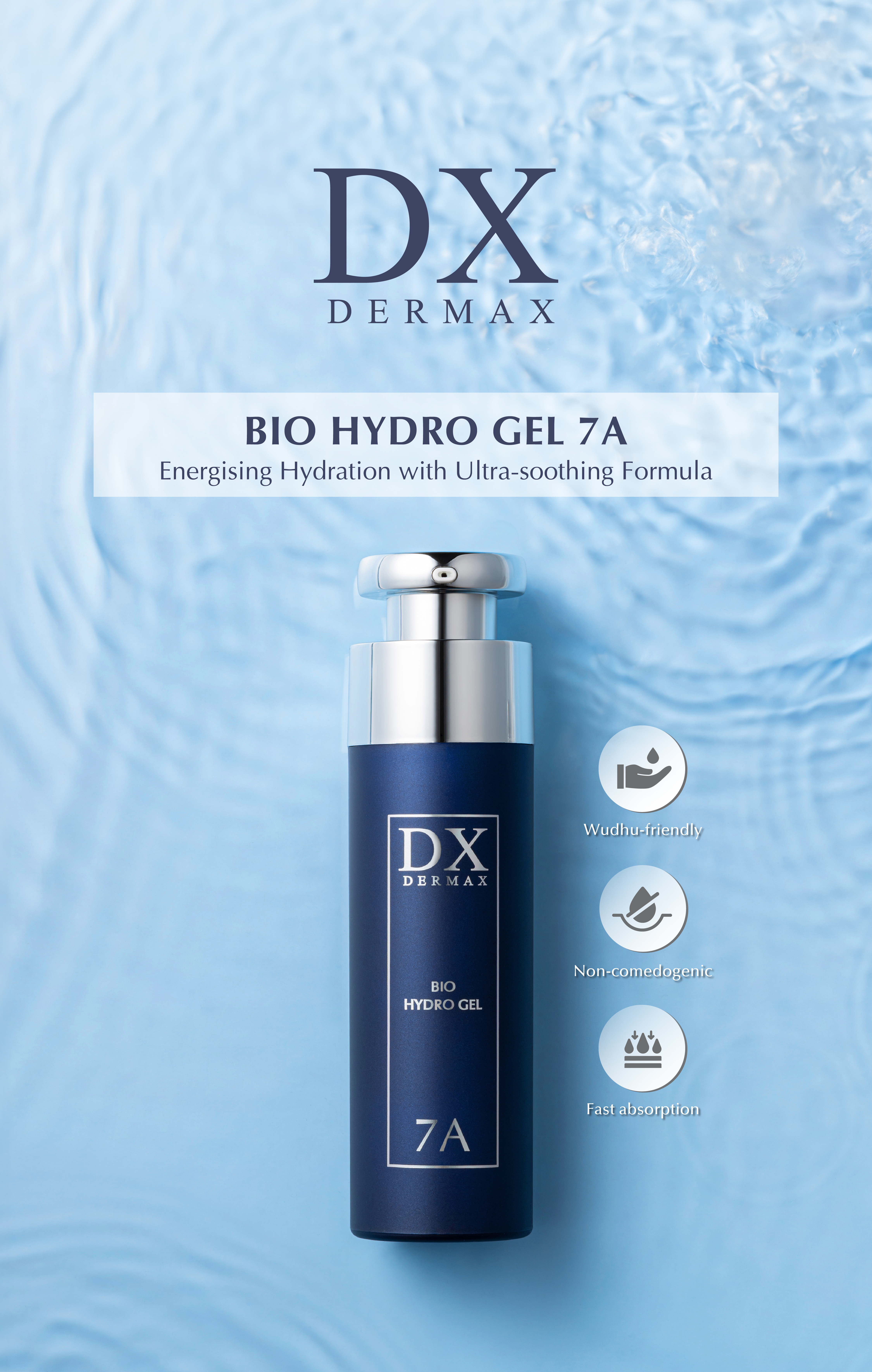 Product Range :: DERMAX :: DMX Bio Hydro Gel 7A (50ml)